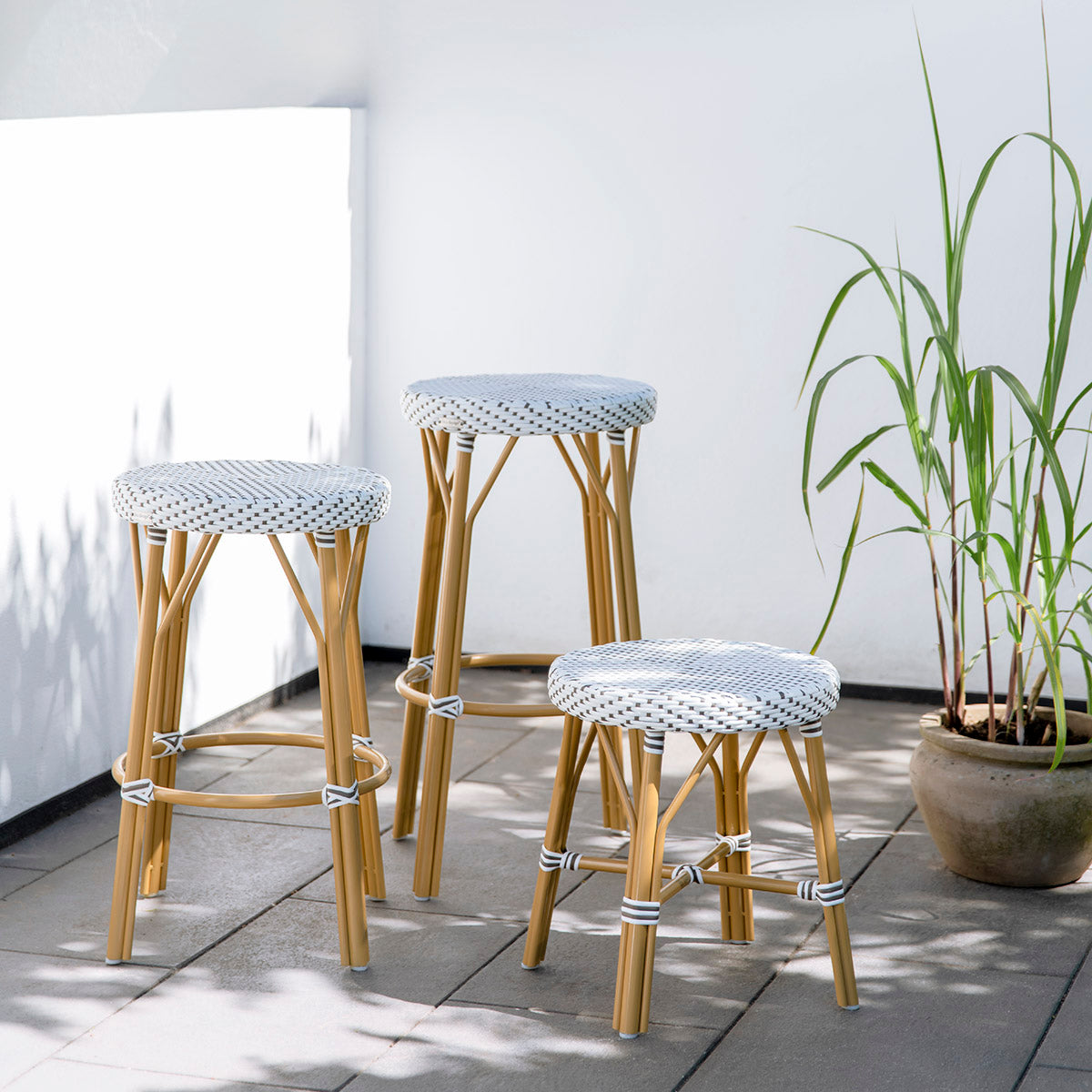 Simone High Stool (Without Back) - Outdoor-Sika Design-moderndesign.io