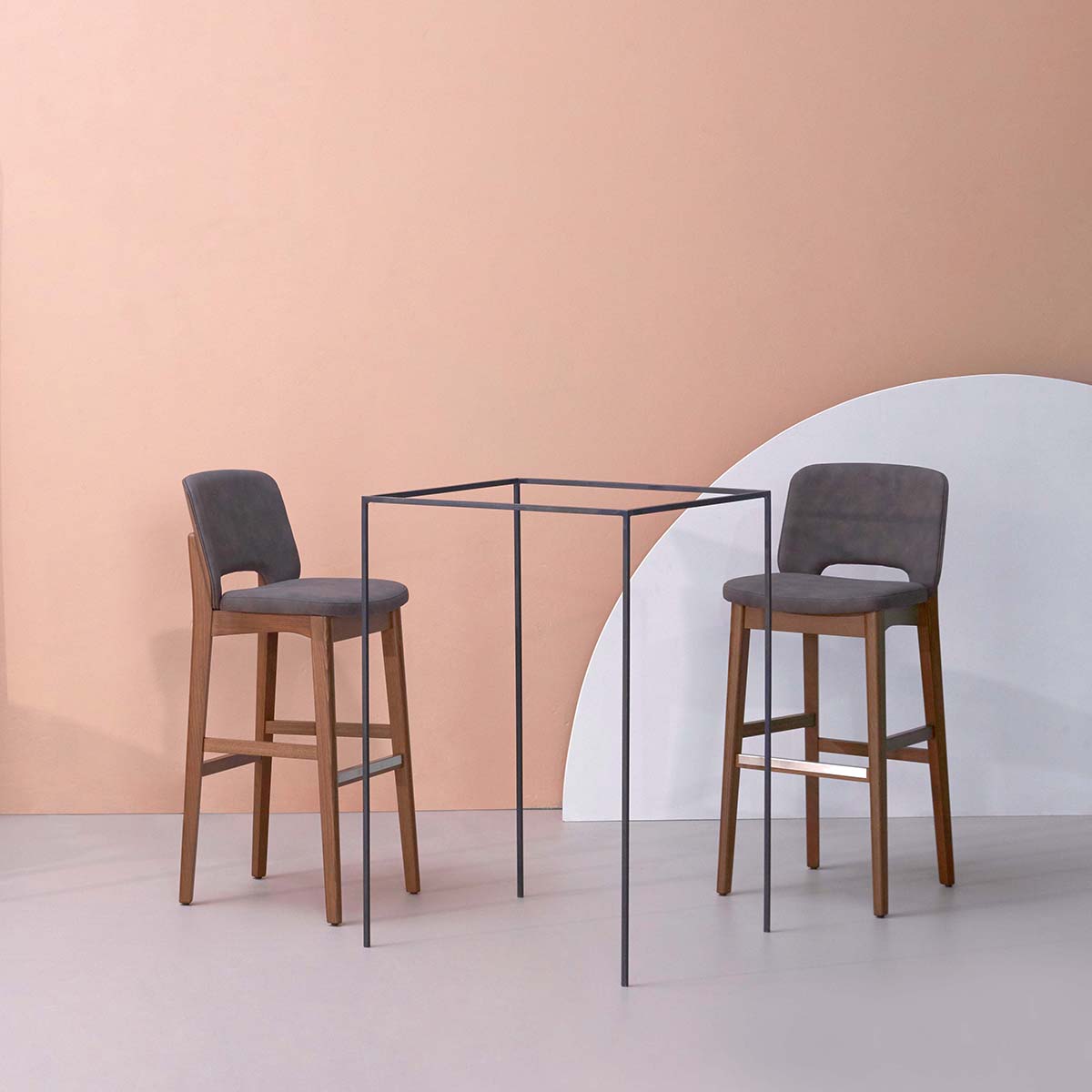 Sun SG SB/SC High Stool (Without Arms)-Accento-moderndesign.io