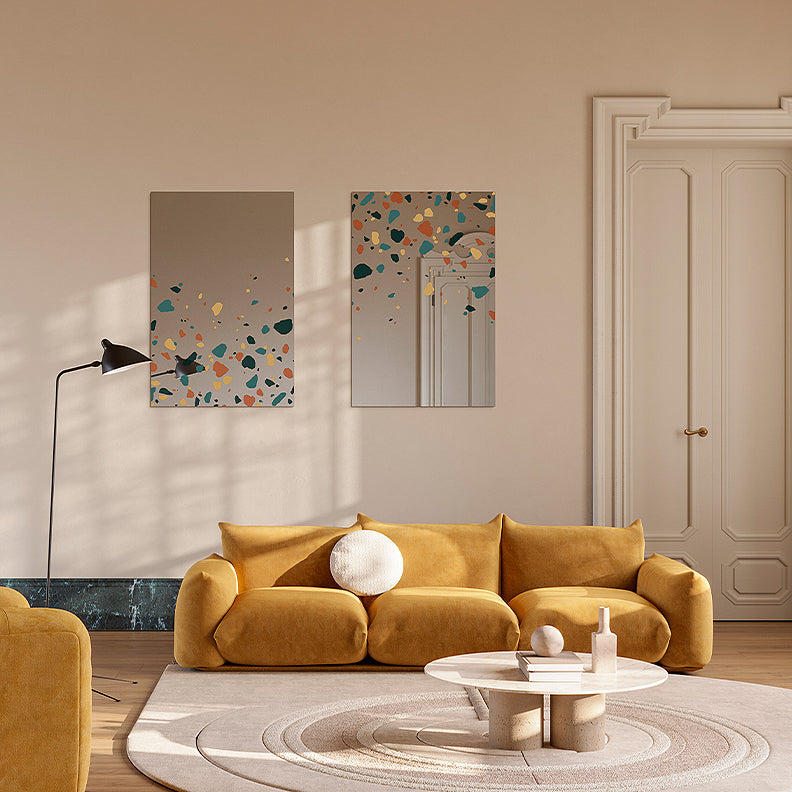Terrazzo Mirror (Wall)-Deknudt Mirrors-moderndesign.io