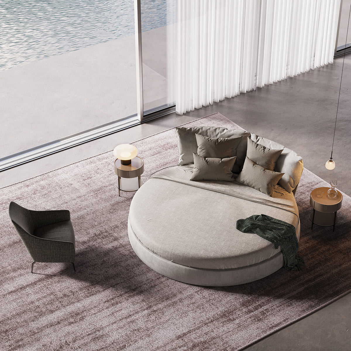 Time Round Bed (without storage)-Alivar-moderndesign.io