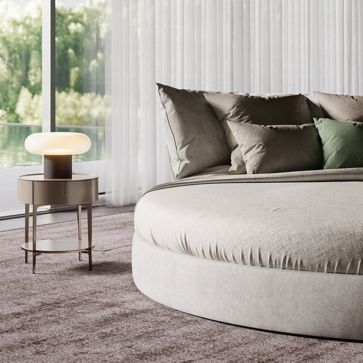 Time Round Bed (without storage)-Alivar-moderndesign.io