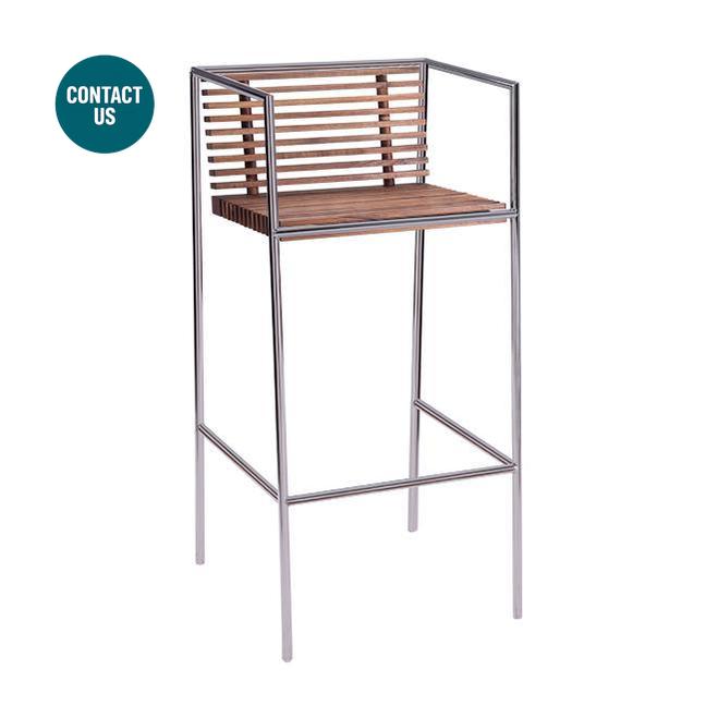 Tropical Bar High Stool (with arms)-Beltempo-moderndesign.io