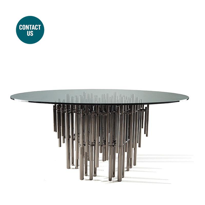 Tuileries Dining Table (Round)-Emmemobili-moderndesign.io