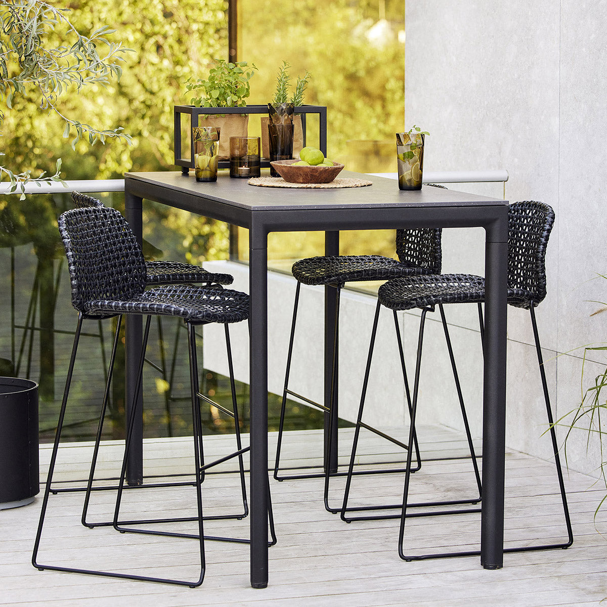 Vibe 54106 High Stool (without arms)-Cane-Line-moderndesign.io