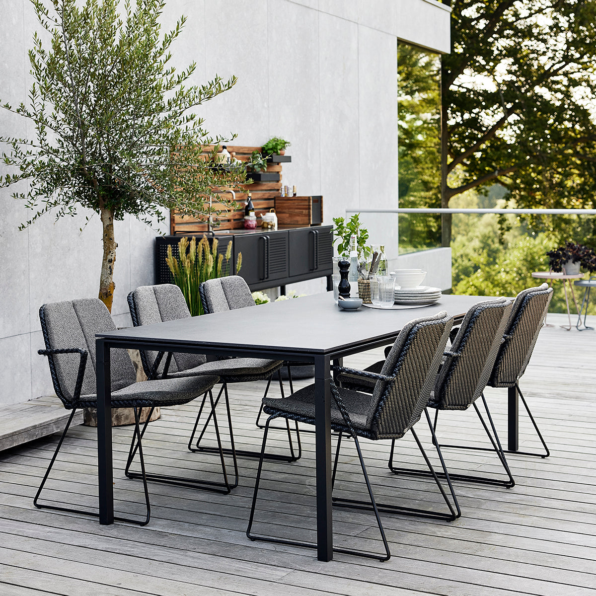 Vision 5403 Dining Chair (with arms)-Cane-Line-moderndesign.io