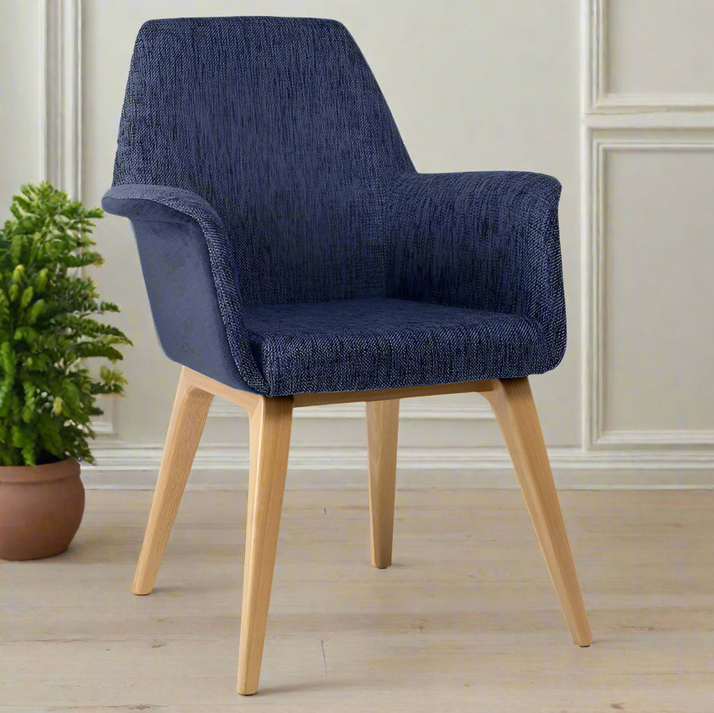 Viva PO01 Dining Chair (with arms)-New Life-moderndesign.io