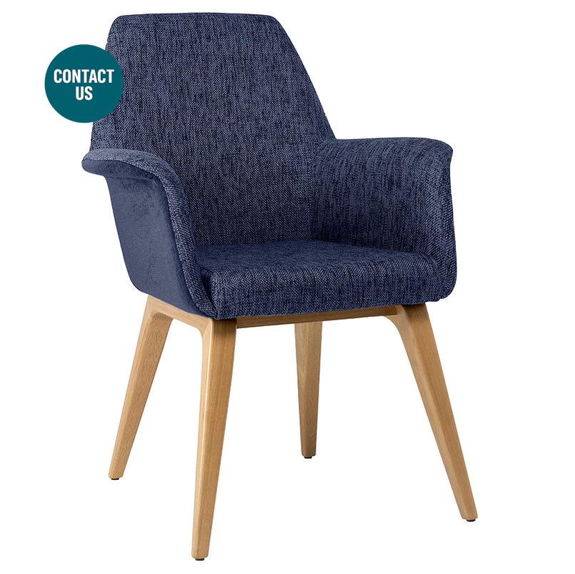 Viva PO01 Dining Chair (with arms)-New Life-moderndesign.io