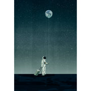 WALKING WITH THE MOON-Wall&deco-moderndesign.io