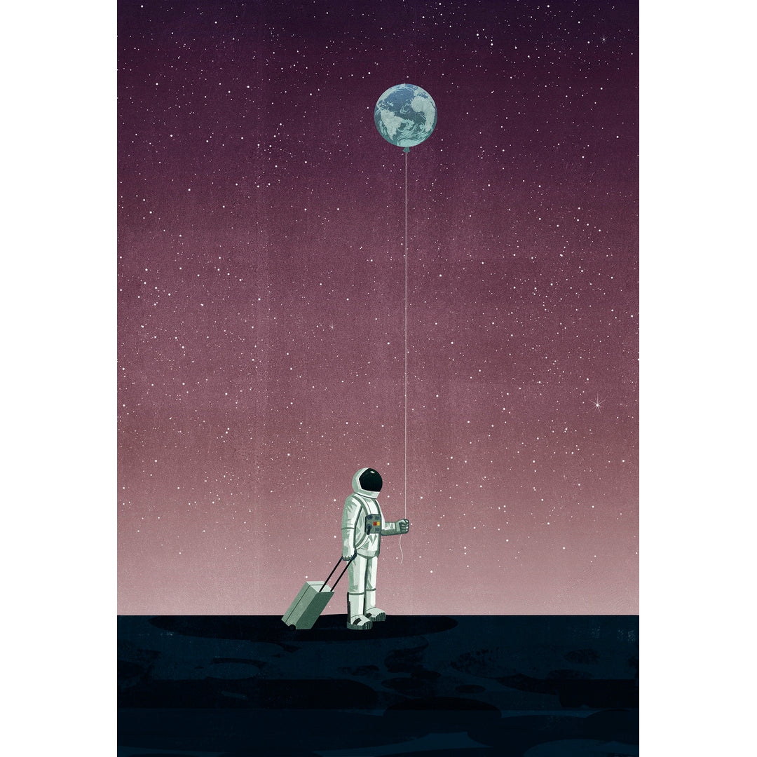 WALKING WITH THE MOON-Wall&deco-moderndesign.io