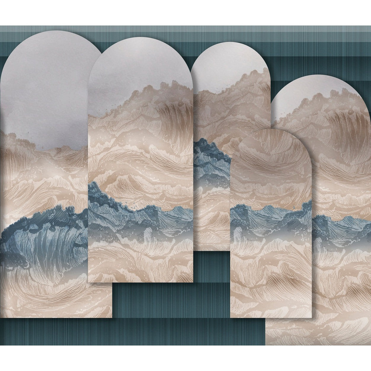Deco Wave-Wall&deco-moderndesign.io