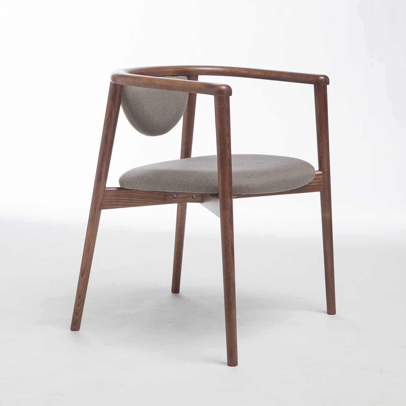 Donna Gray Dining Chair (with arms)-Livoni 1895-moderndesign.io