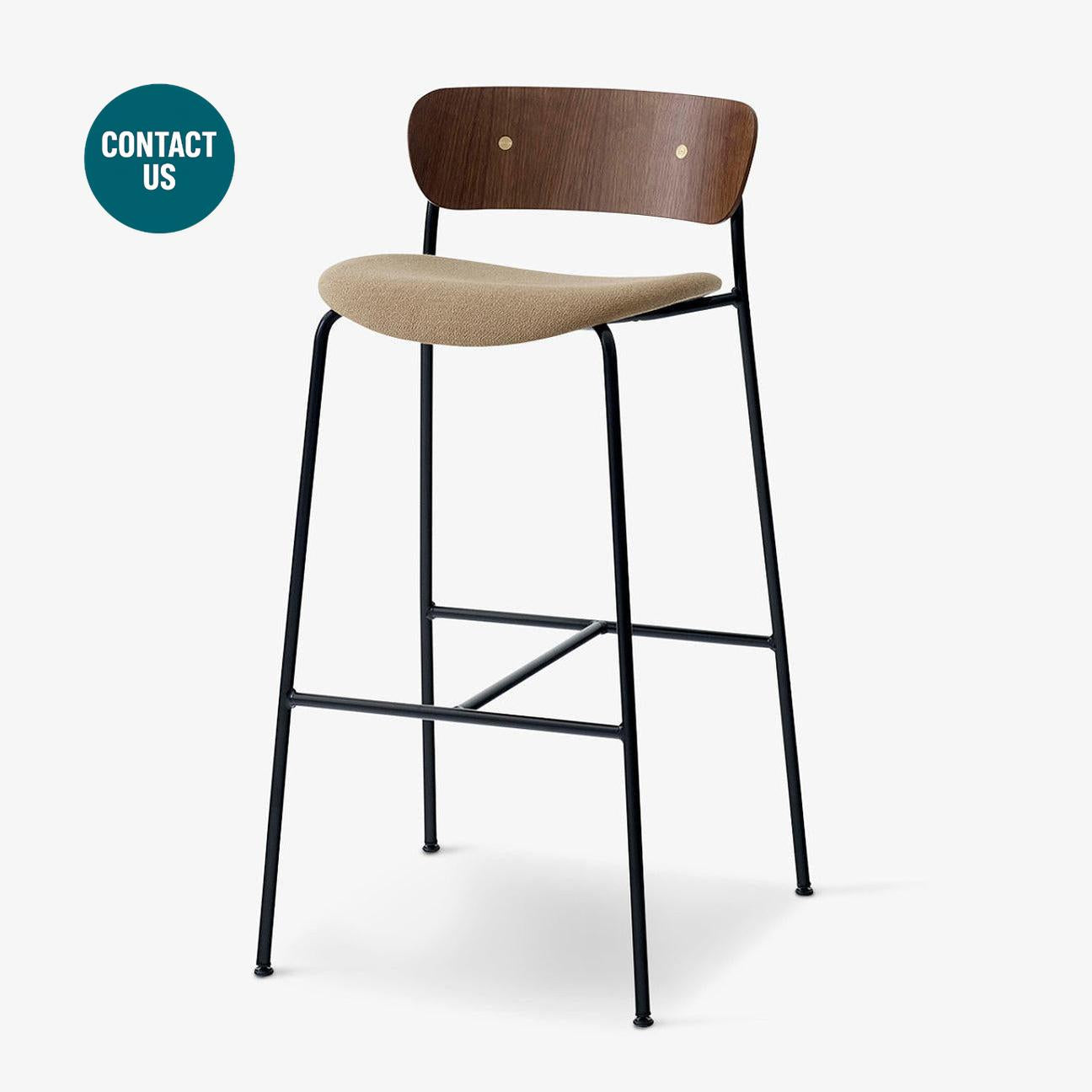 Pavilion High Stool (without arms)-&Tradition-moderndesign.io