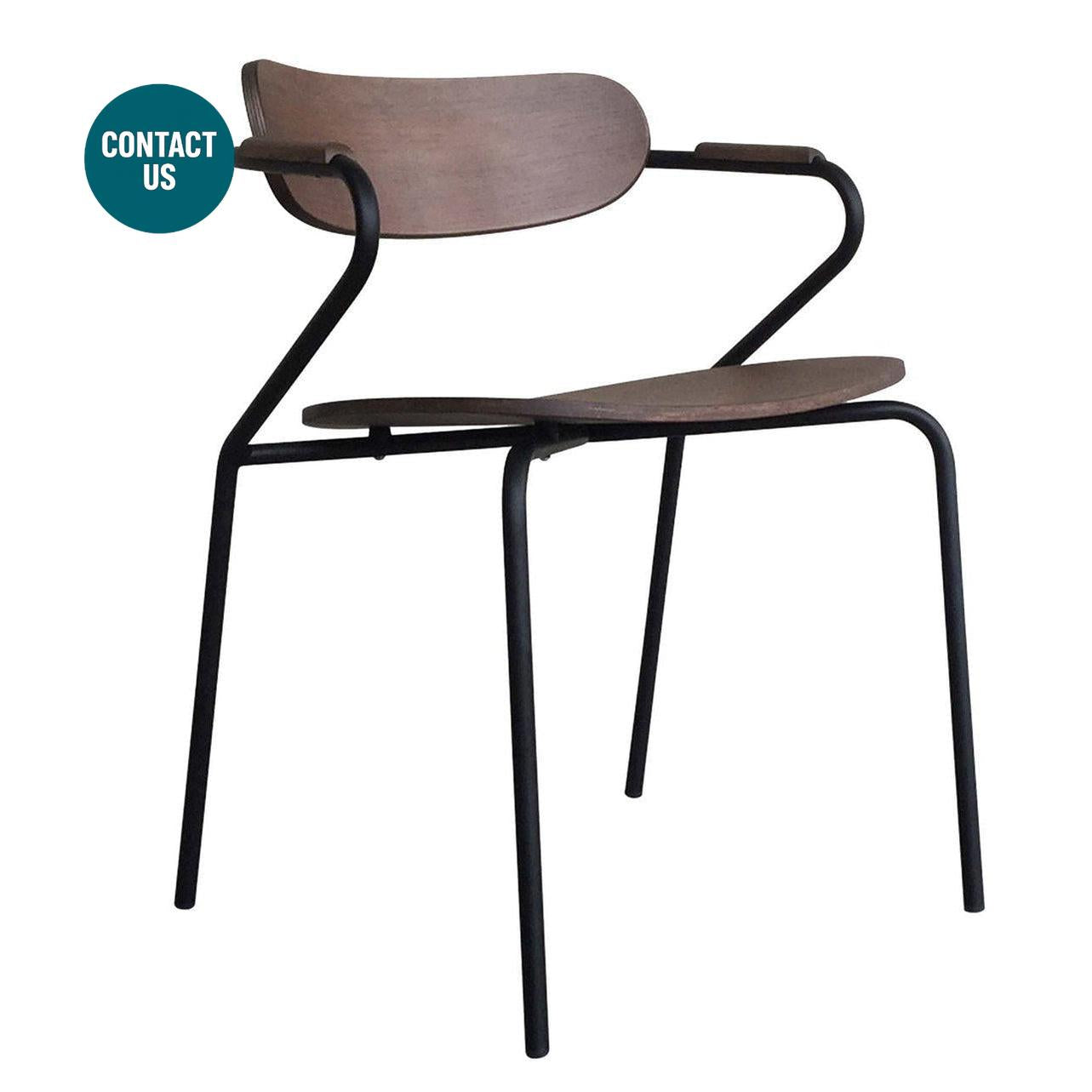 Linea Dining Chair (with arms)-Livoni 1895-moderndesign.io