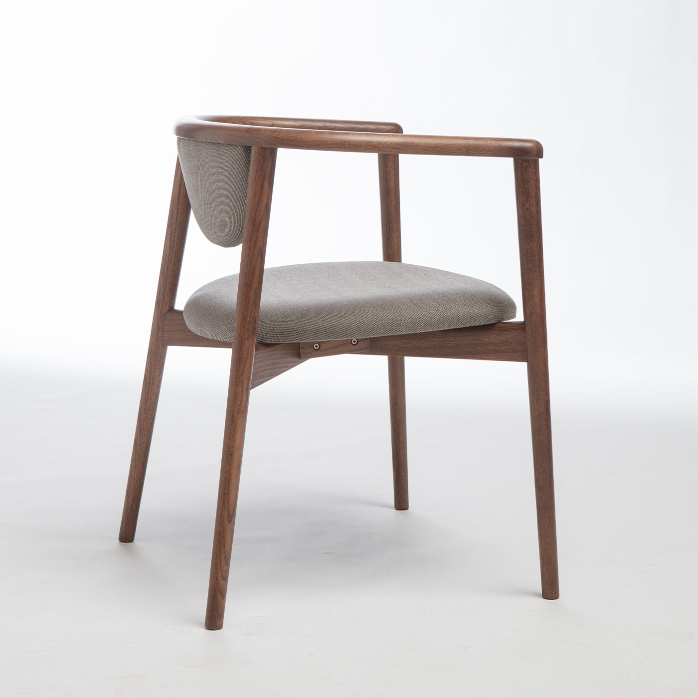 Donna Gray Dining Chair (with arms)-Livoni 1895-moderndesign.io