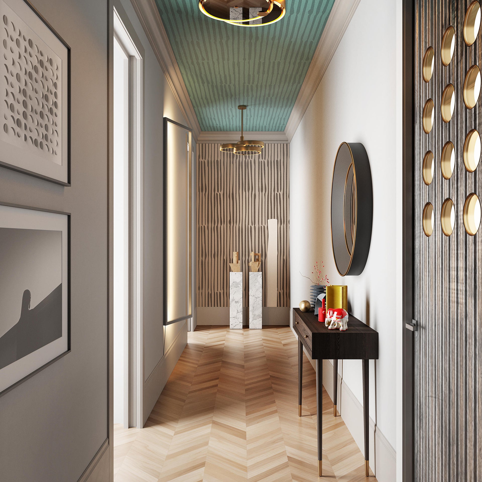 Frottage-Inkiostro Bianco-moderndesign.io