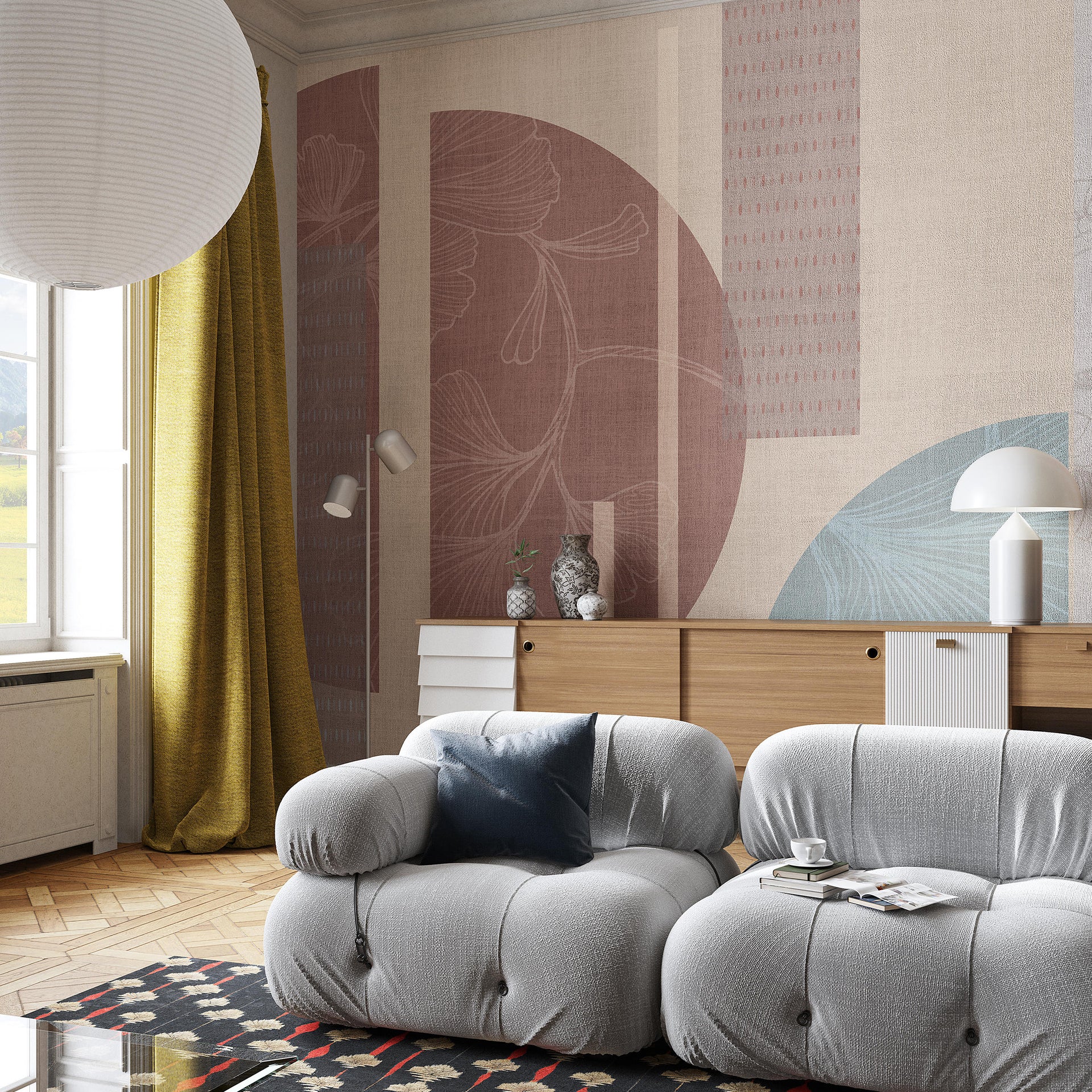 Geometric Dance-Inkiostro Bianco-moderndesign.io