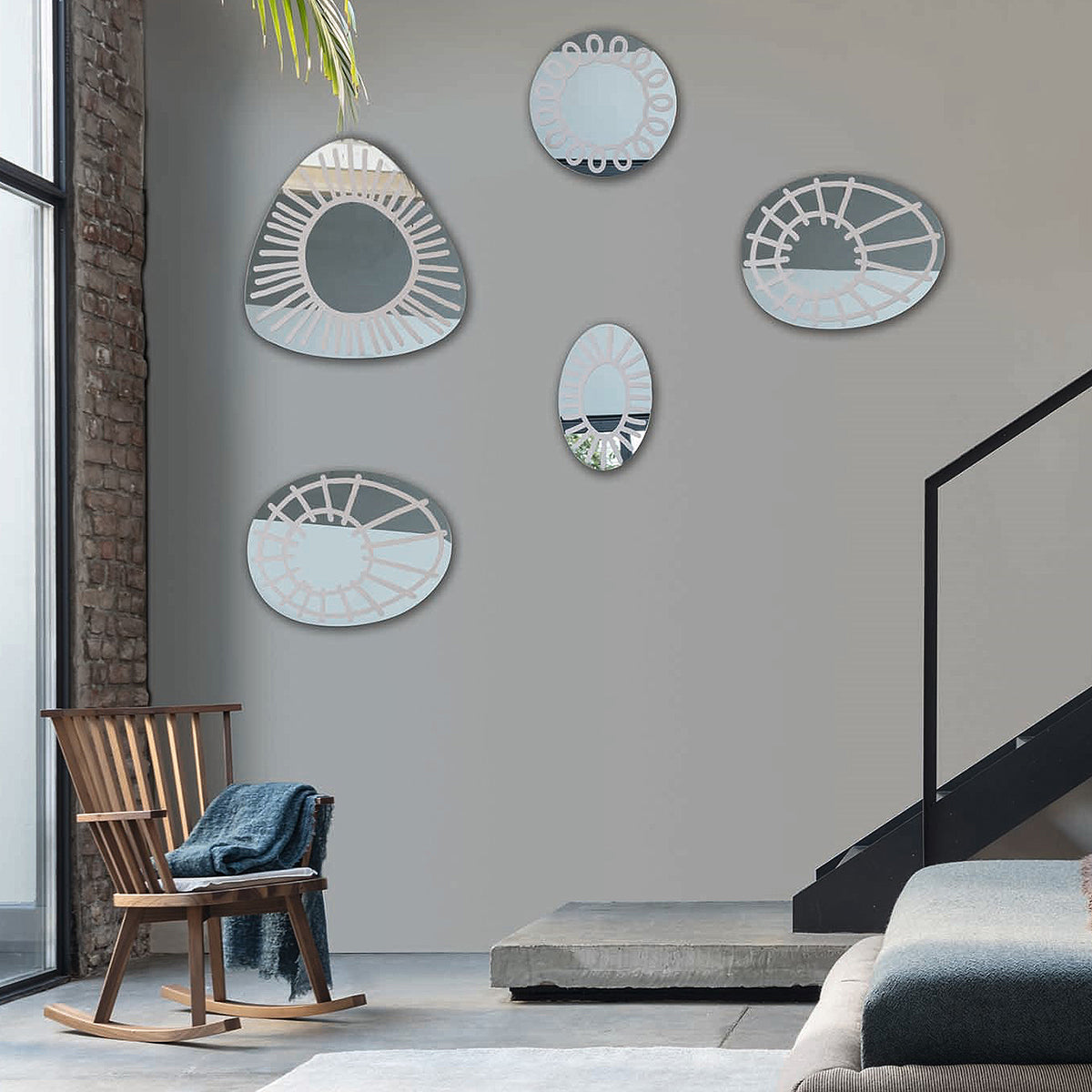 Brick 99 Mirror (Wall)-Gervasoni-moderndesign.io