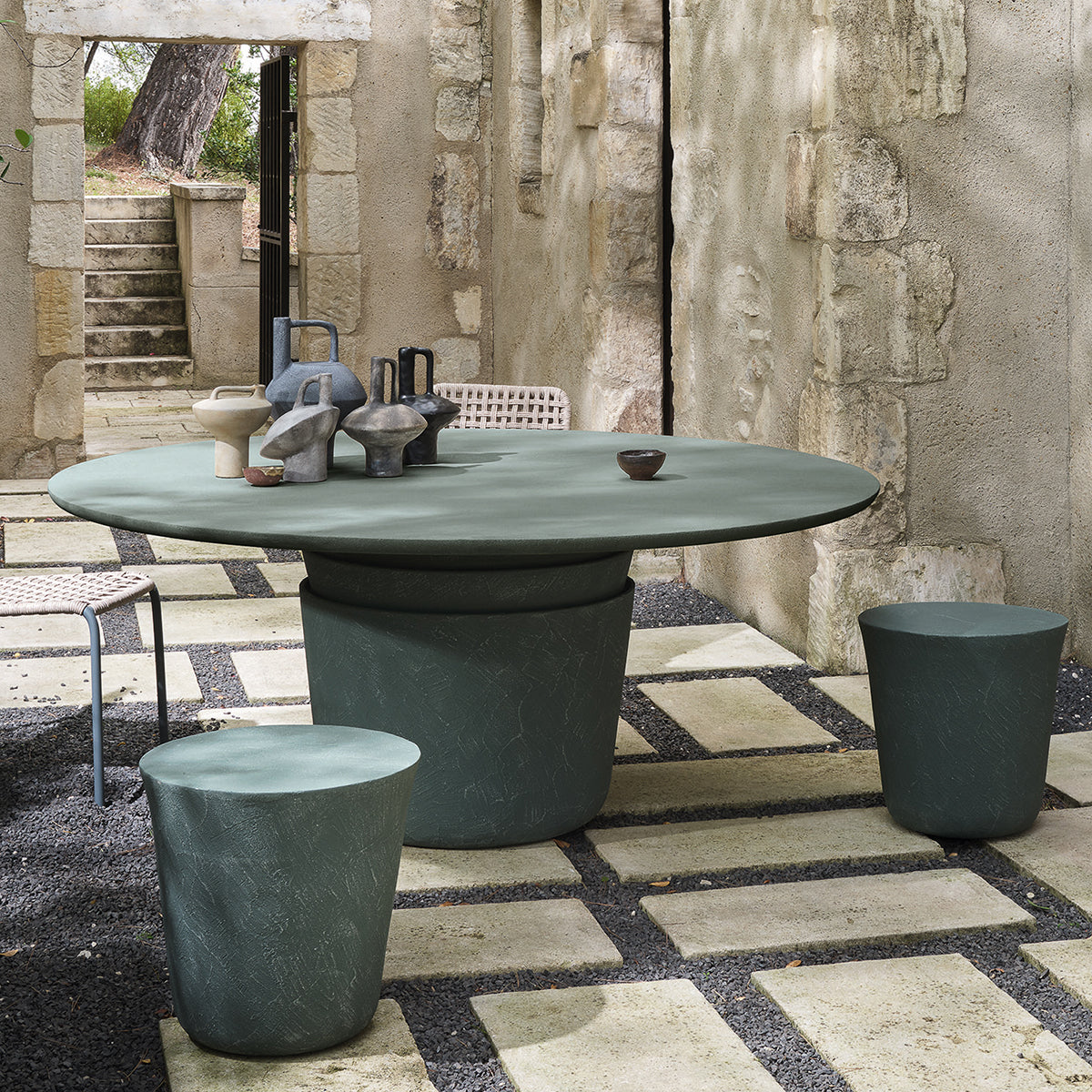 Kasane 35/36/38/39 Dining Table (Round)-Gervasoni-moderndesign.io