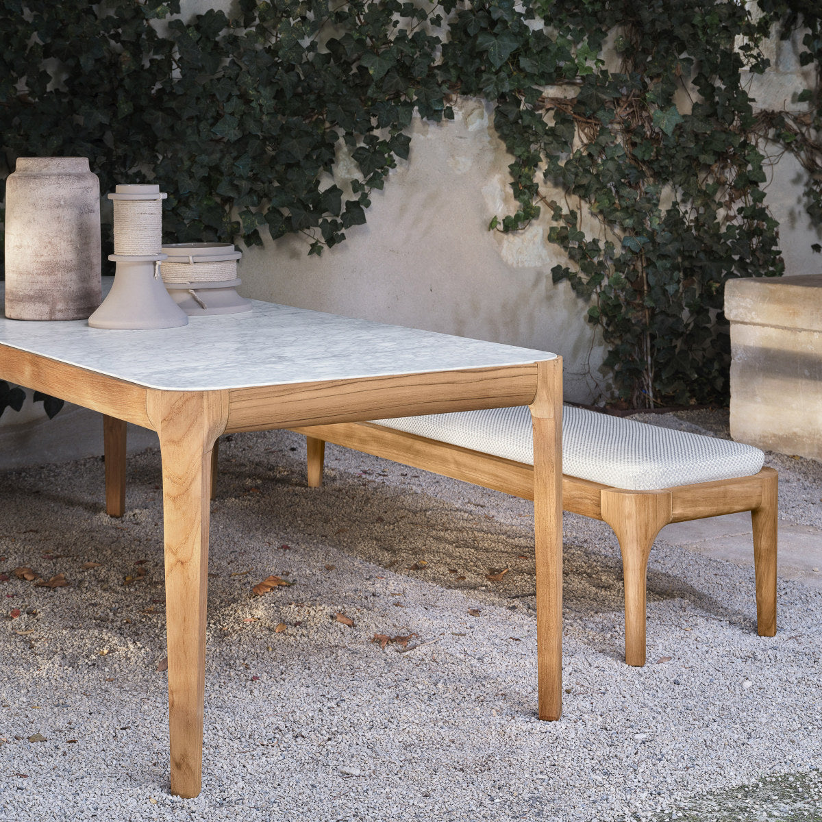 Mediterraneo 15/17 Dining Bench-Gervasoni-moderndesign.io