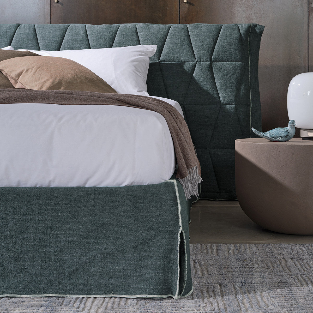 Gem 80/81 Bed (with storage)-Gervasoni-moderndesign.io