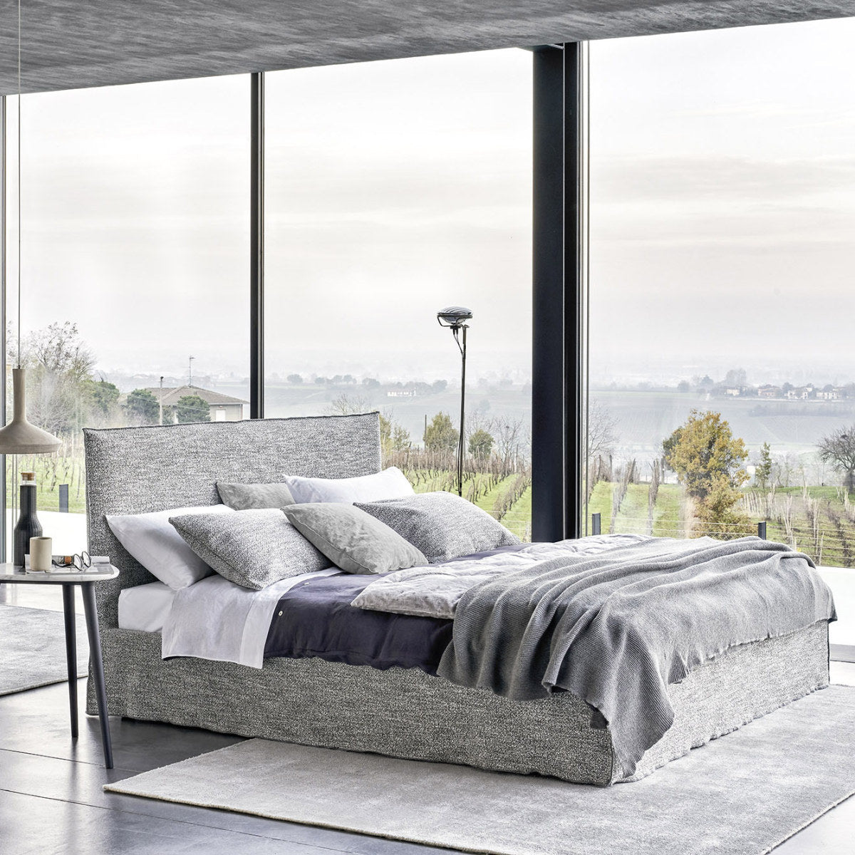 Ghost 80 Bed (with storage)-Gervasoni-moderndesign.io