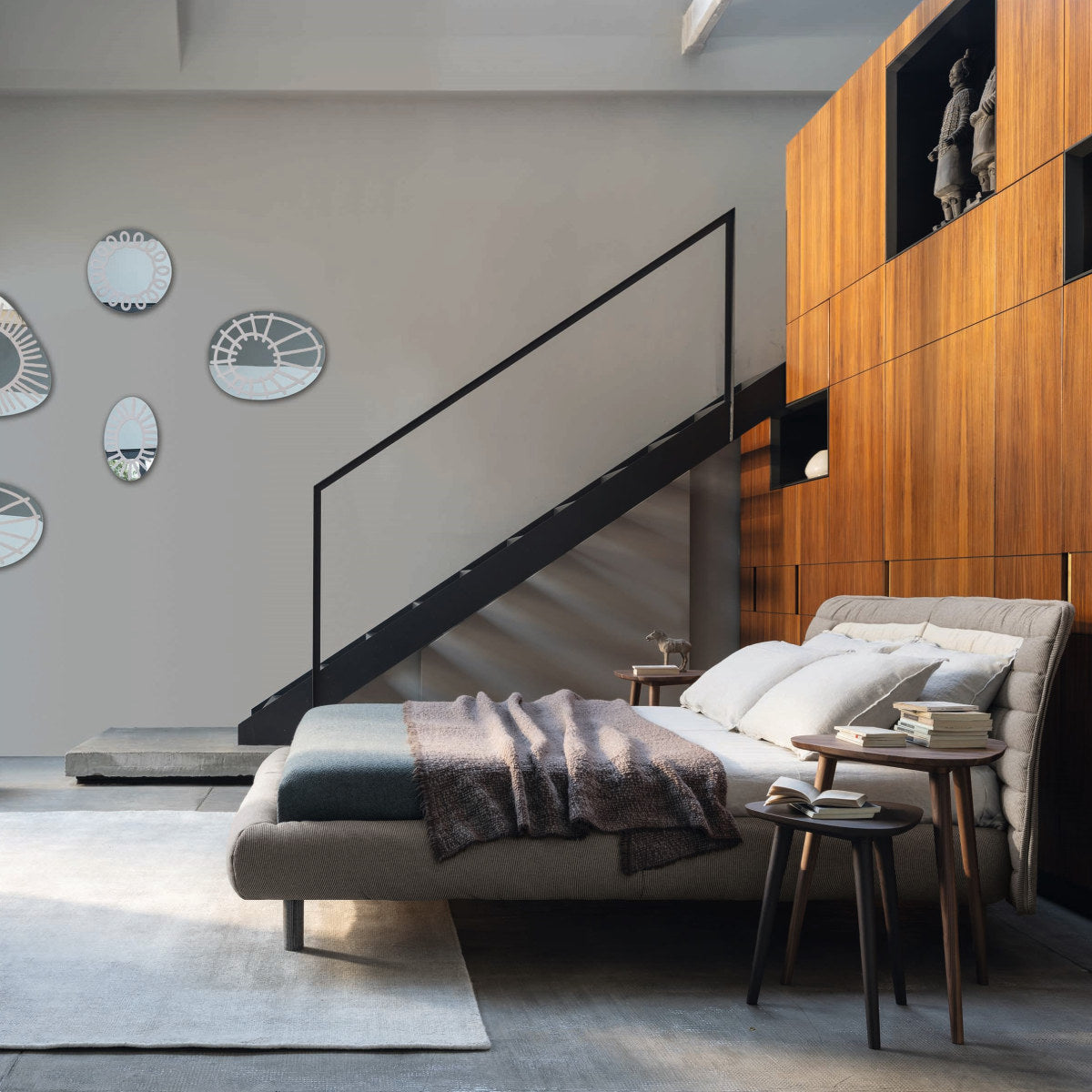 Plumeau Bed (without storage)-Gervasoni-moderndesign.io