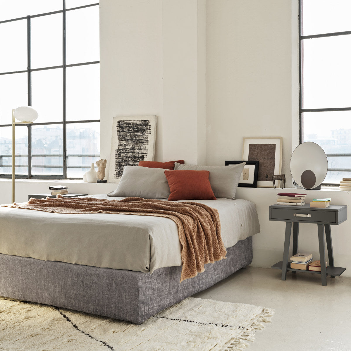 Simple Bed (with storage)-Gervasoni-moderndesign.io
