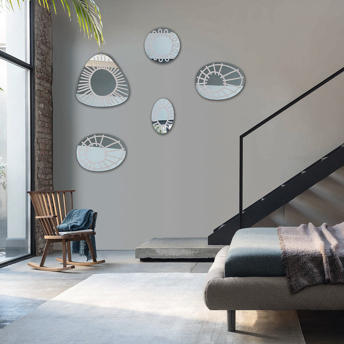 Brick 96 Mirror (Wall)-Gervasoni-moderndesign.io