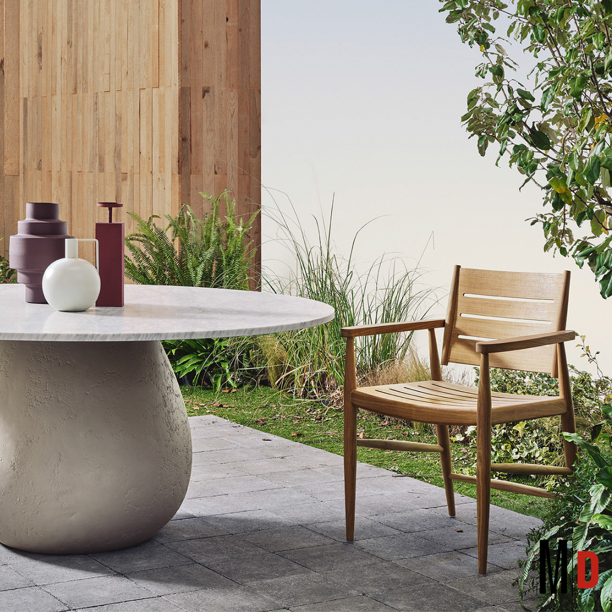 Eidos 24 Dining Chair (with arms)-Gervasoni-moderndesign.io