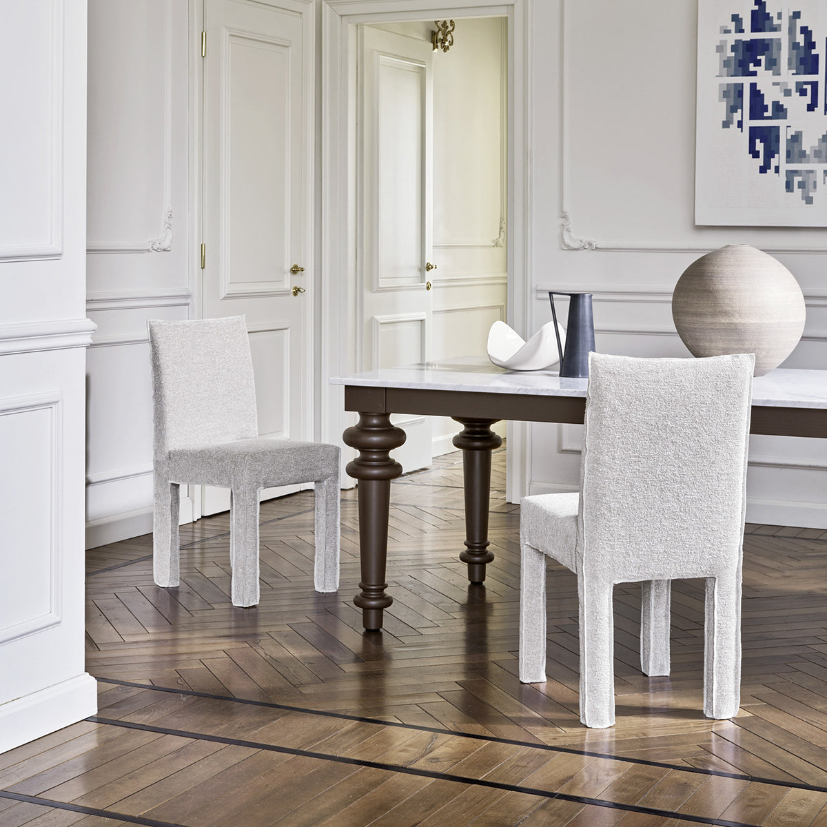 Ghost 123 Dining Chair (without arms)-Gervasoni-moderndesign.io