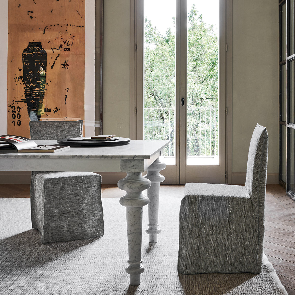 Ghost 23 Dining Chair (without arms)-Gervasoni-moderndesign.io