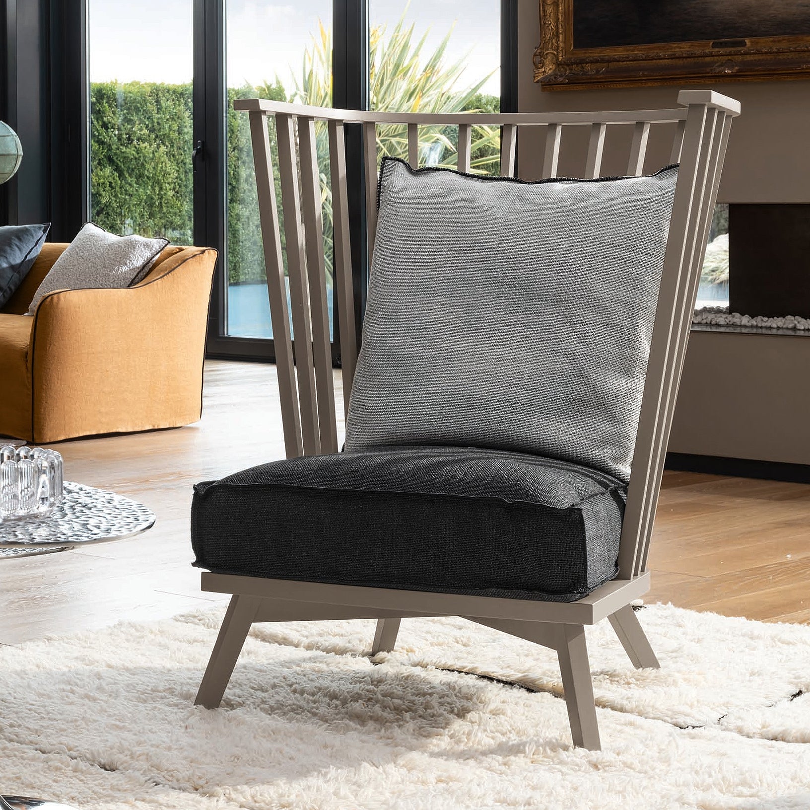 Gray 06 Lounge Chair-Gervasoni-moderndesign.io