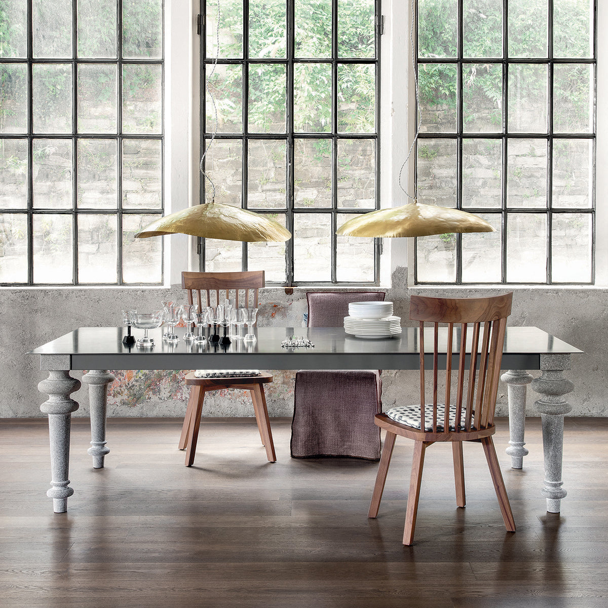 Gray 21 Dining Chair (without arms)-Gervasoni-moderndesign.io