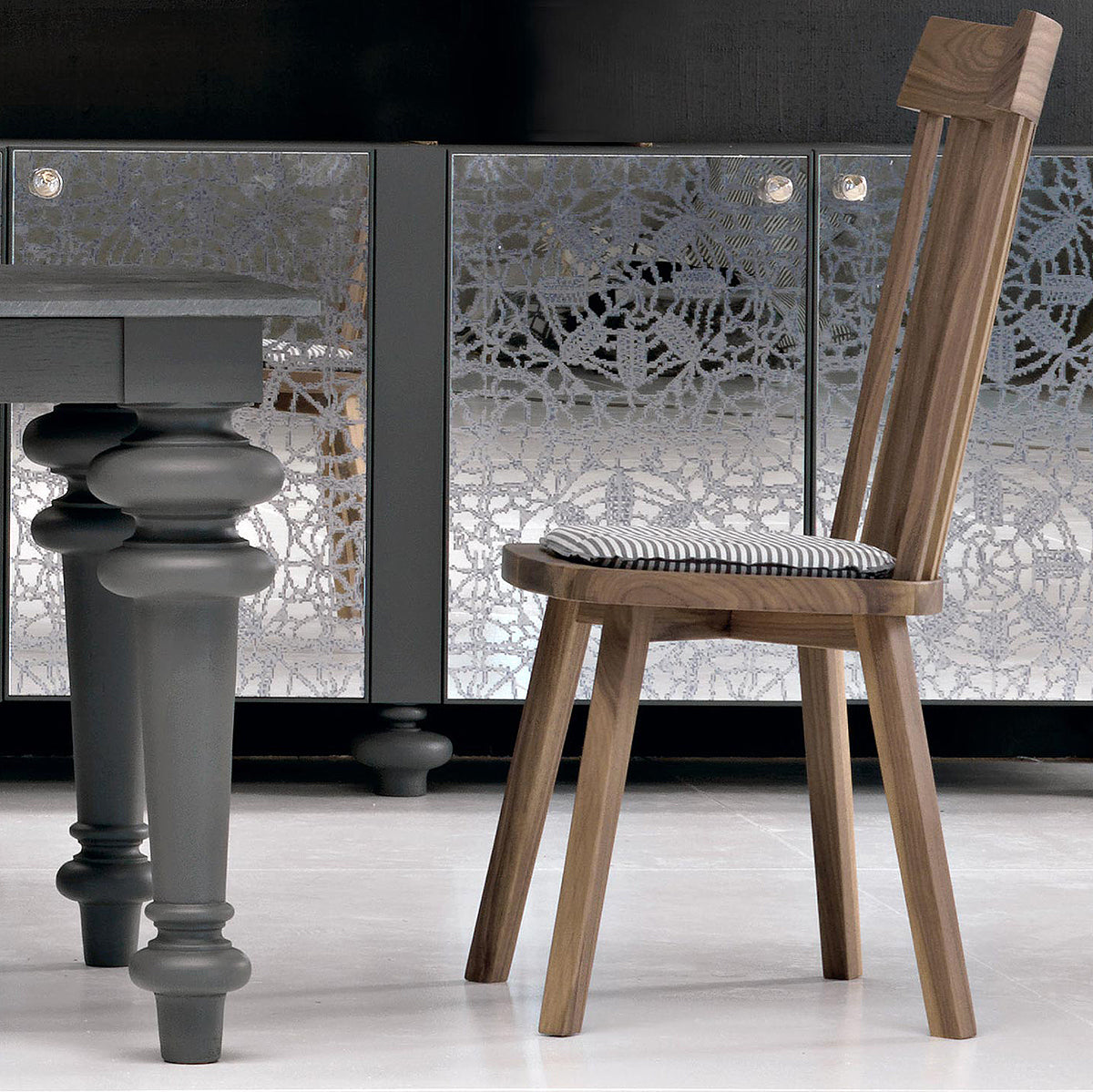 Gray 21 Dining Chair (without arms)-Gervasoni-moderndesign.io
