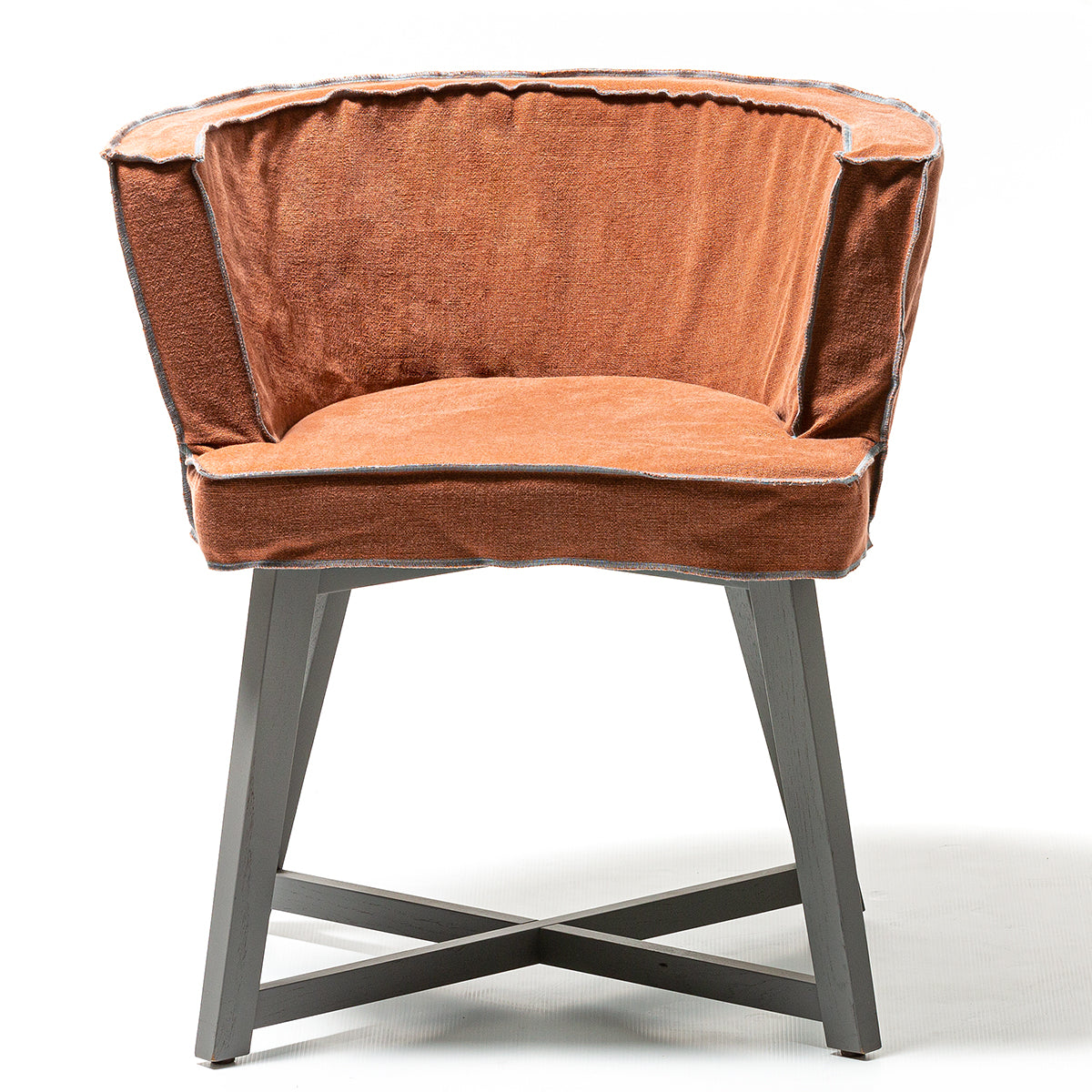 Gray 26/27 Dining Chair (with arms)-Gervasoni-moderndesign.io