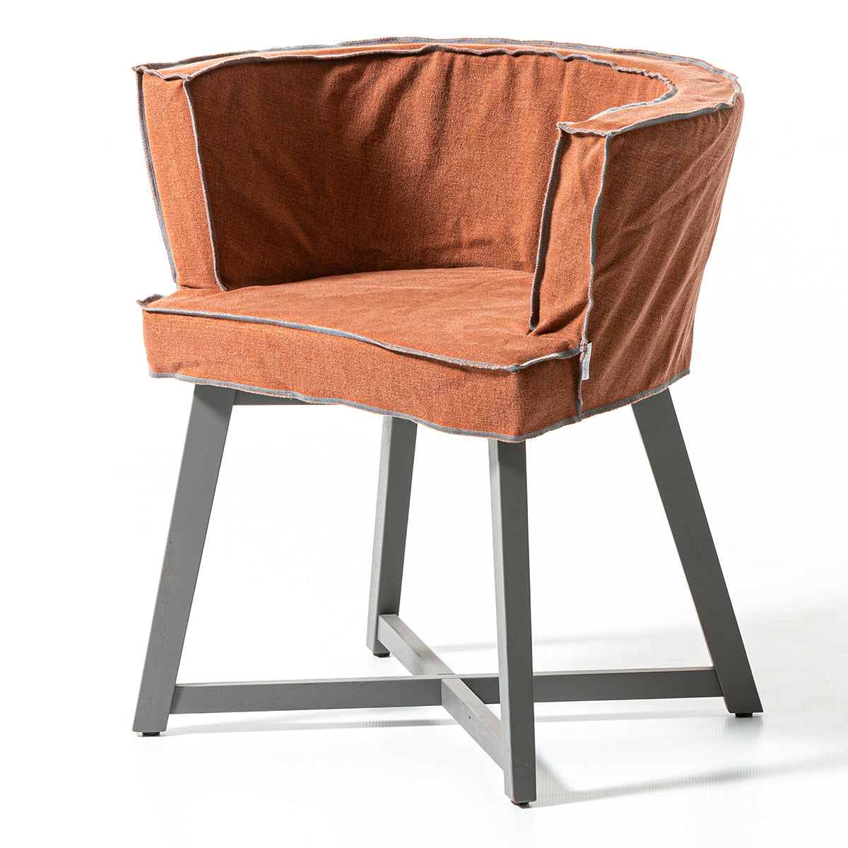 Gray 26/27 Dining Chair (with arms)-Gervasoni-moderndesign.io