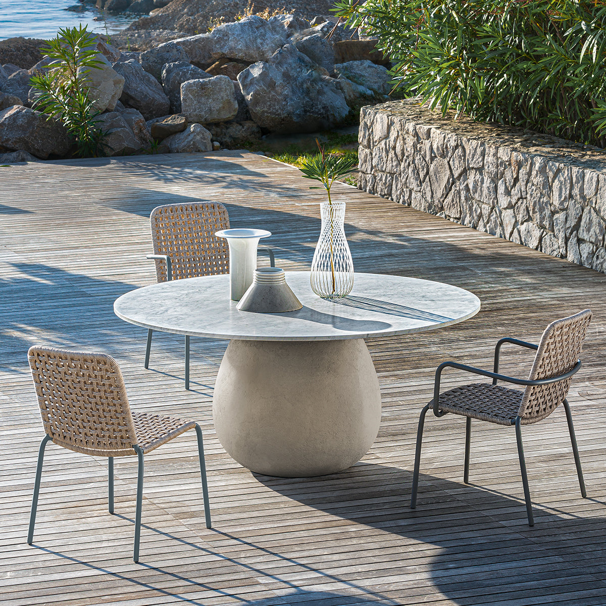 InOut 834/836 Dining Table (Round)-Gervasoni-moderndesign.io