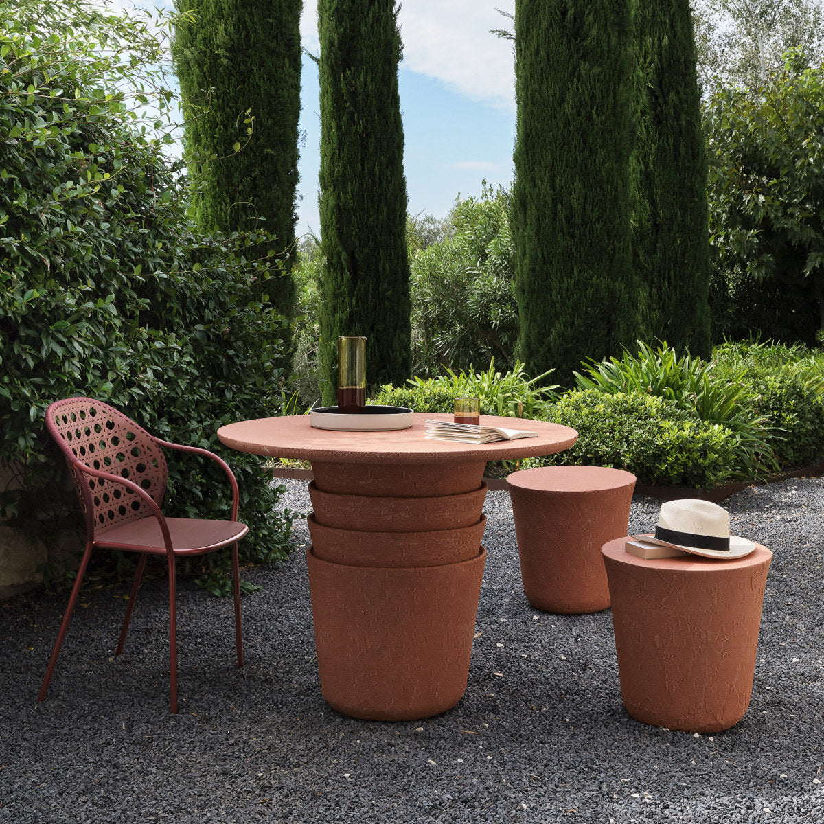 Kasane 35/36/38/39 Dining Table (Round)-Gervasoni-moderndesign.io