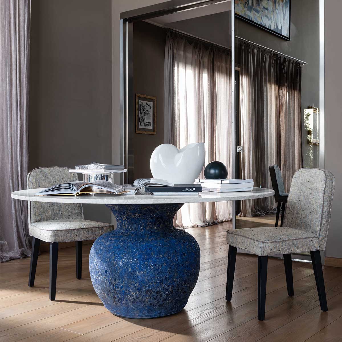 Moon 34/36 Dining Table (Round)-Gervasoni-moderndesign.io