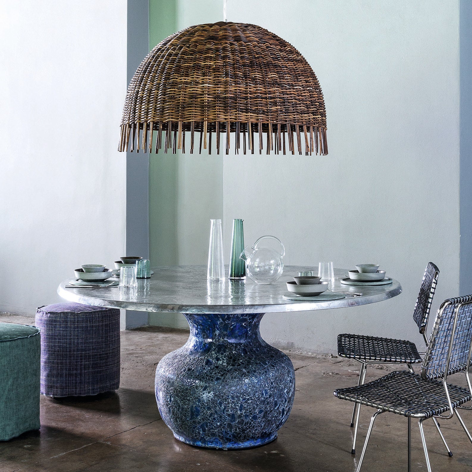 Moon 34/36 Dining Table (Round)-Gervasoni-moderndesign.io