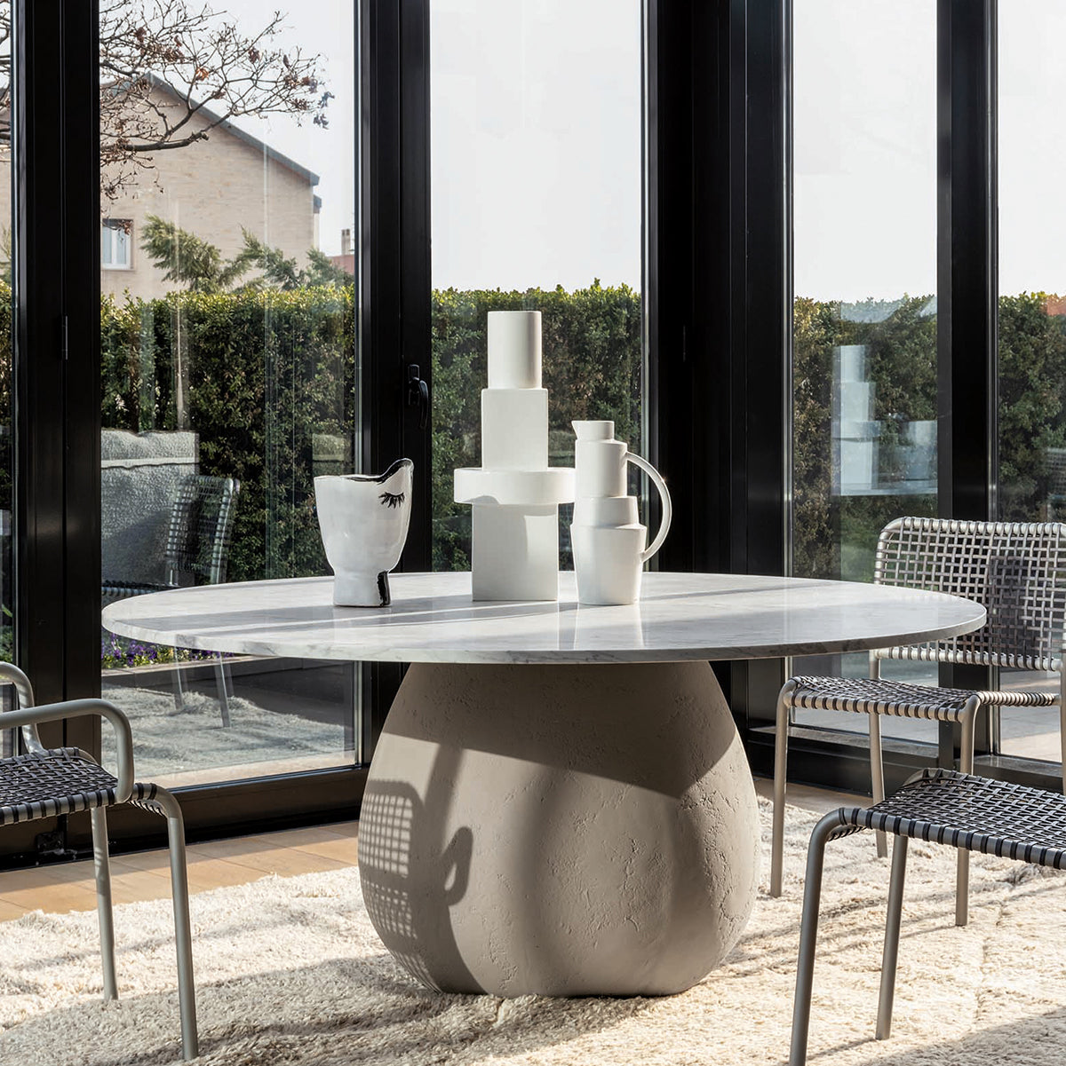 Next 232/236 Dining Table (Round)-Gervasoni-moderndesign.io