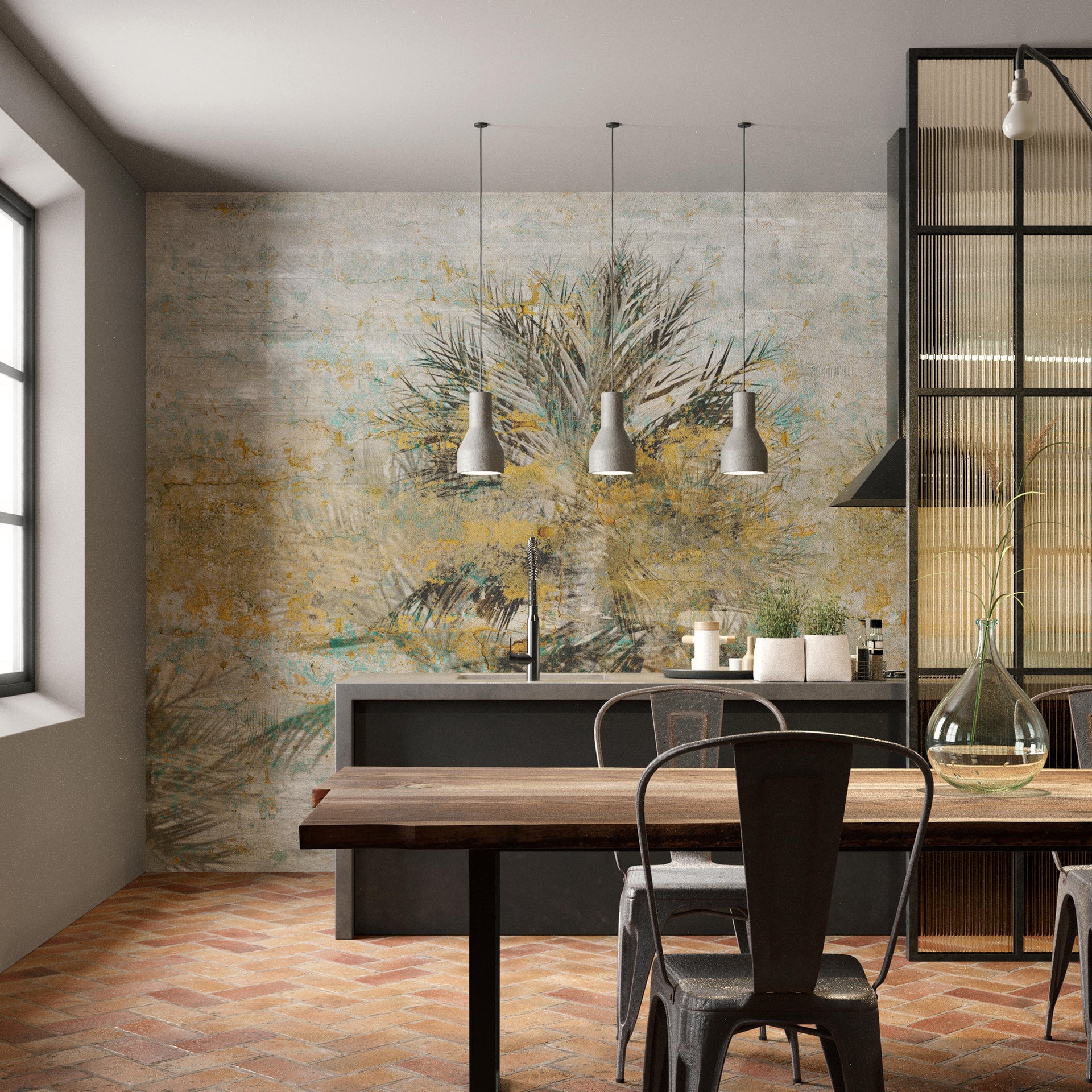 Golden Palm-Inkiostro Bianco-moderndesign.io