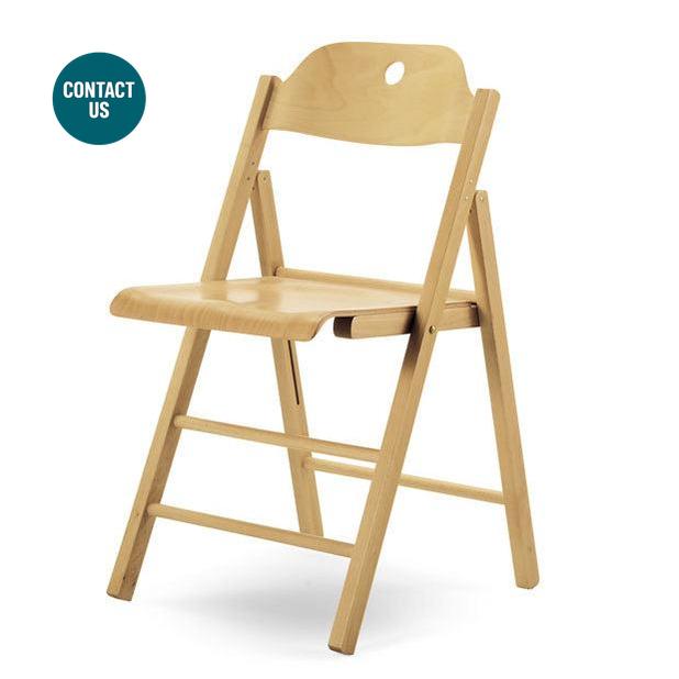 Quadra (Wood Seat) Dining Chair (without arms)-La Sedia-moderndesign.io