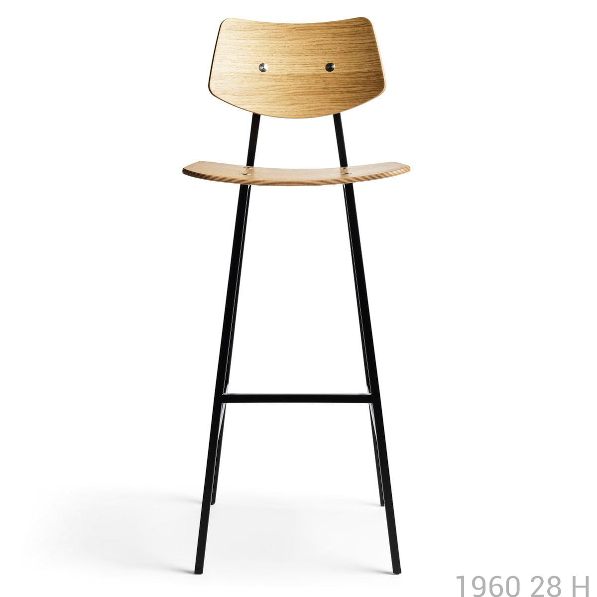 1960 28 H/28 HS High Stool (without arms)-Rex Kralj-moderndesign.io