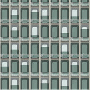 33rd Street-Digital Wallpaper-London Art-Green-16003-01