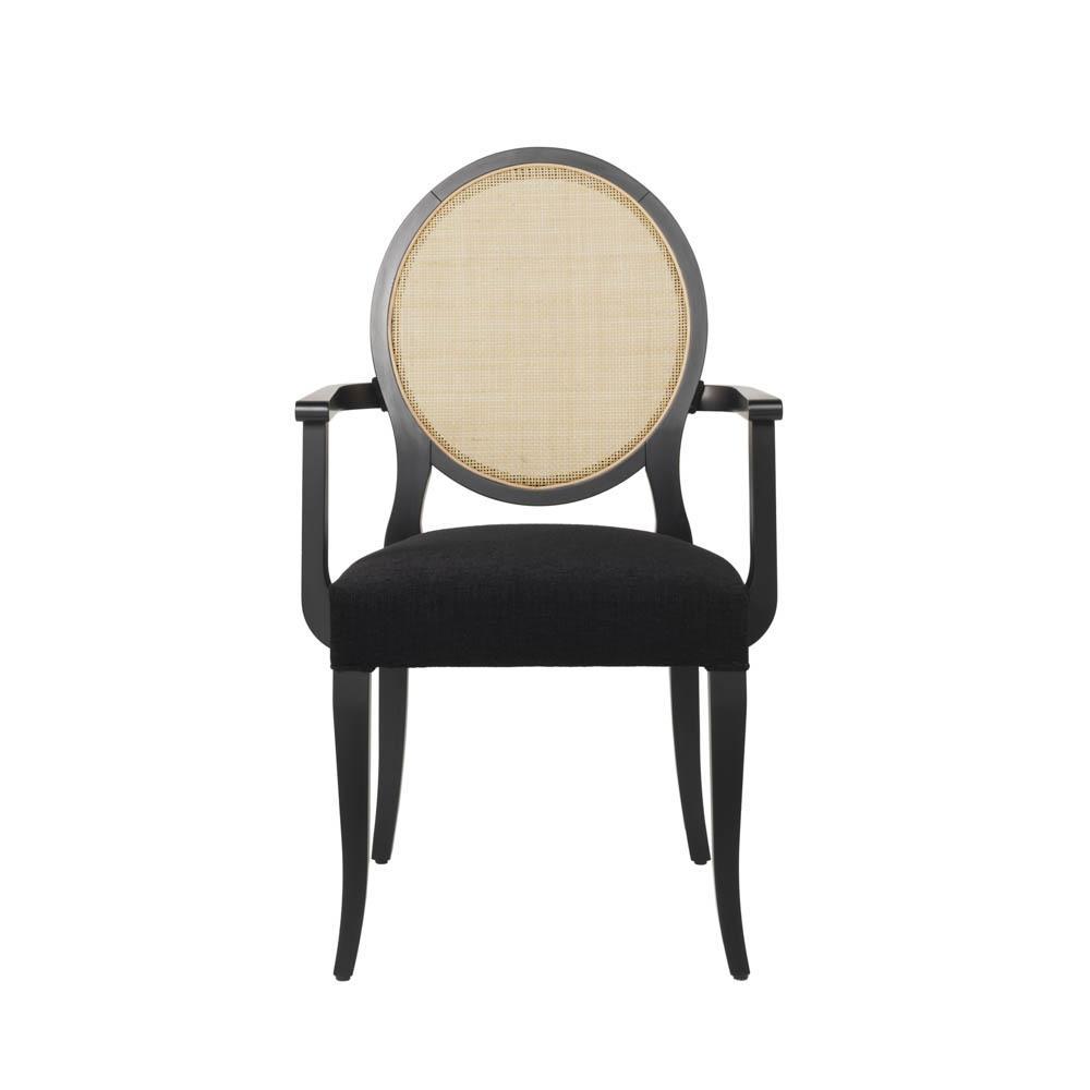 A-Round-Dining Chair (with arms)-New Life