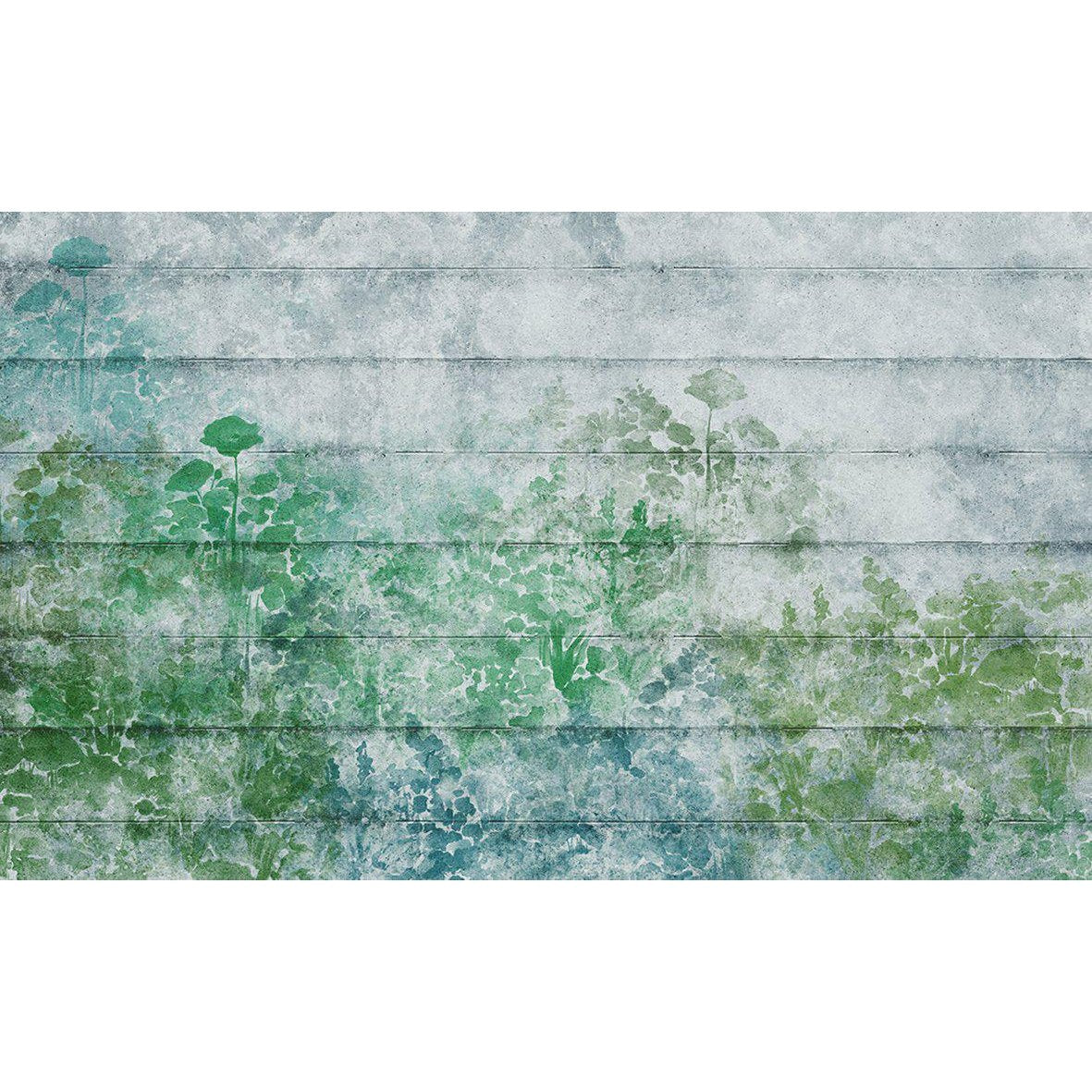 A Wall Of Watercolours-Digital Wallpaper-Skinwall-Green-14B