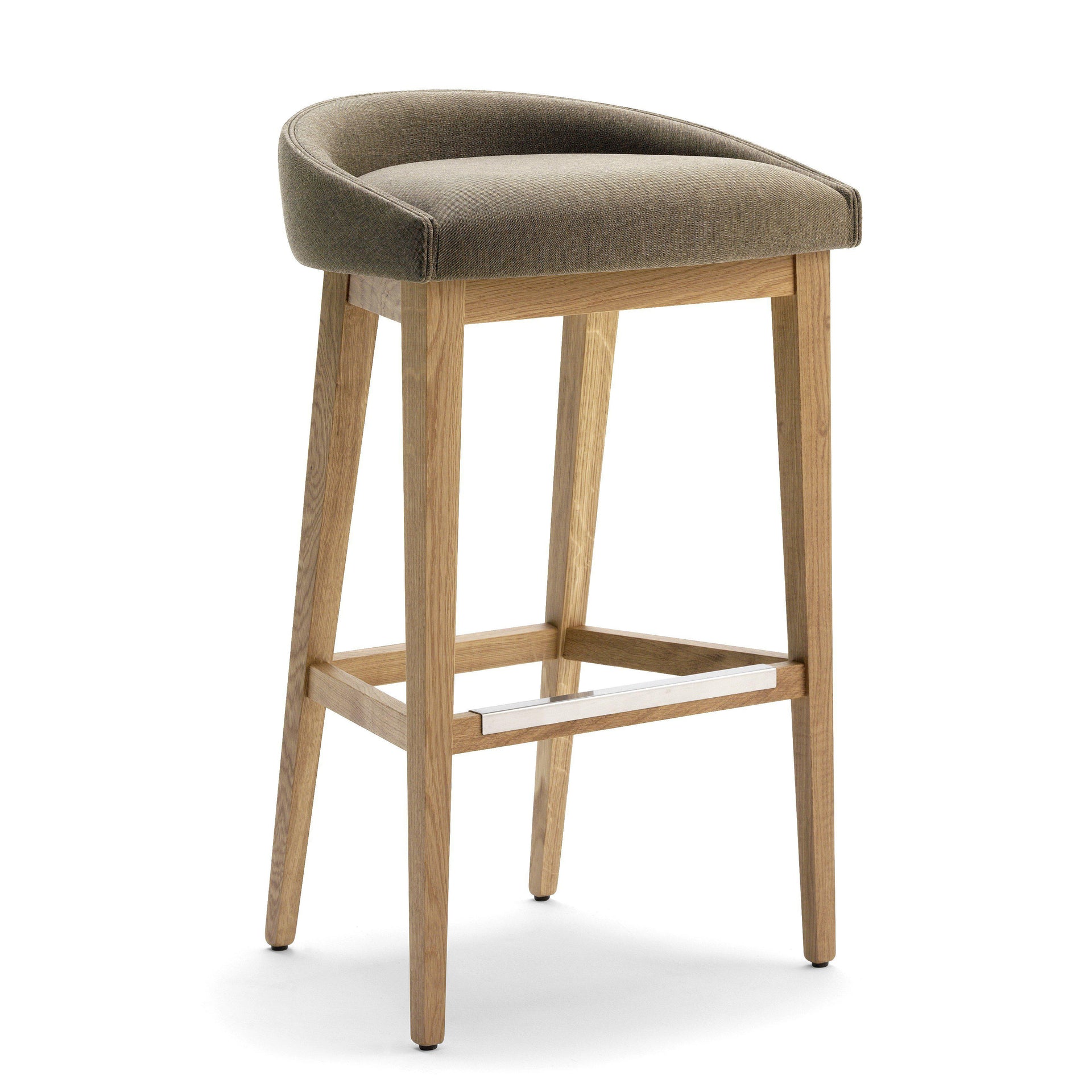 Aida SGC Wood-High Stool (without arms)-Accento