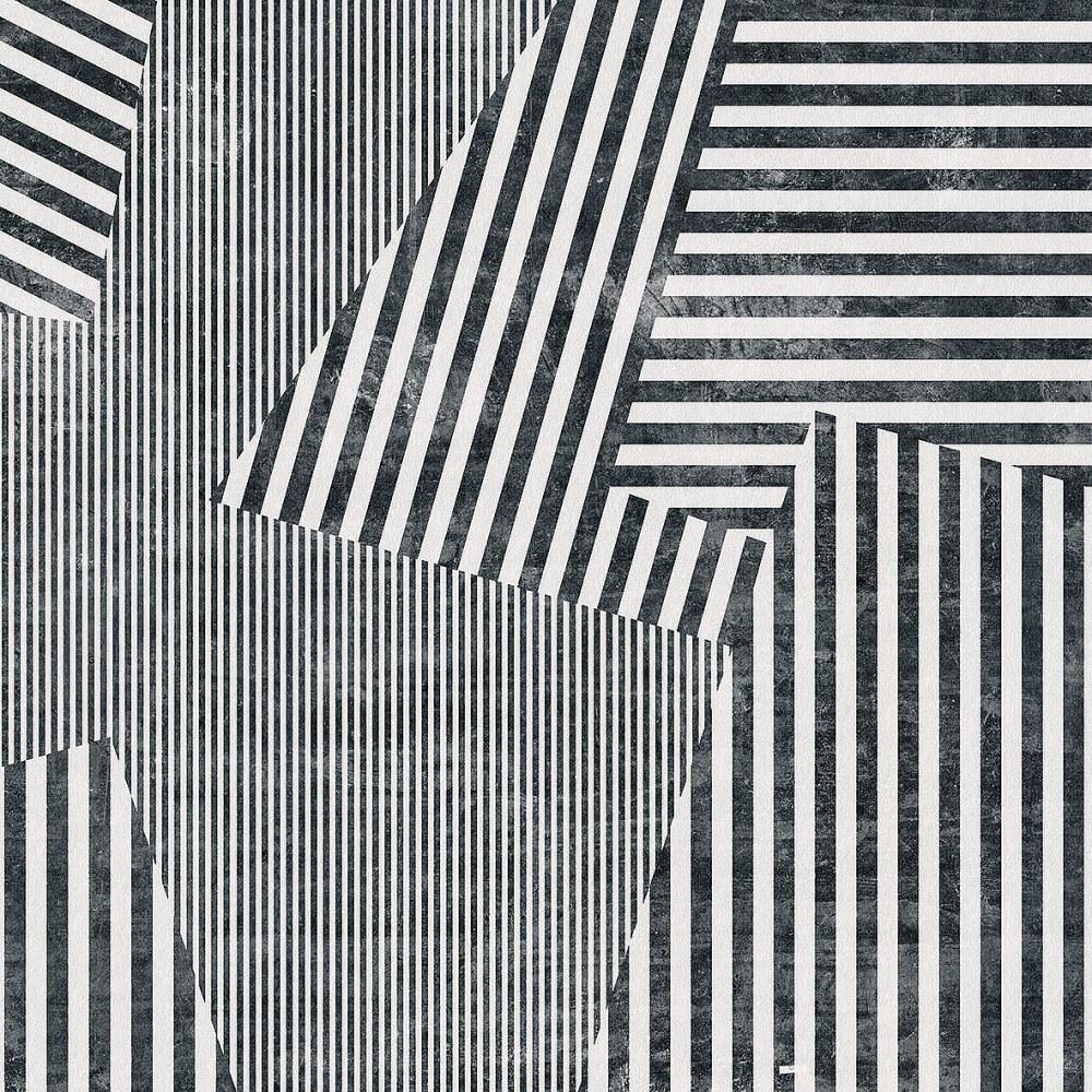 Akira-Digital Wallpaper-London Art-Black / White-16034-01