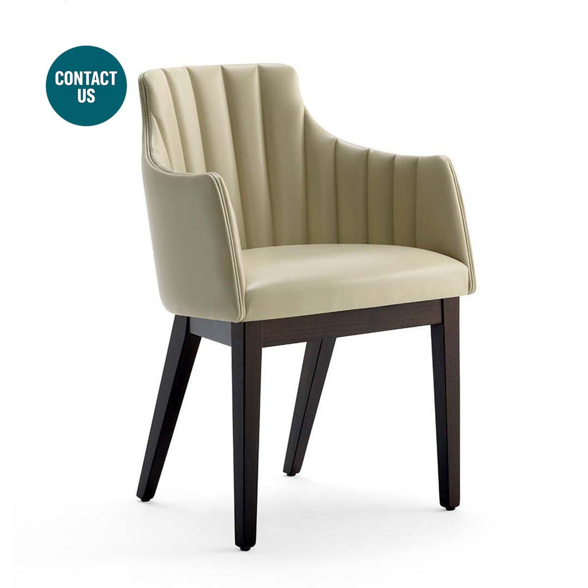 Albert One SCL Arm Luxor Dining Chair (with arms)-Accento-moderndesign.io